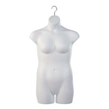 Ladies Plus Size Hanging Torso Form (White)
