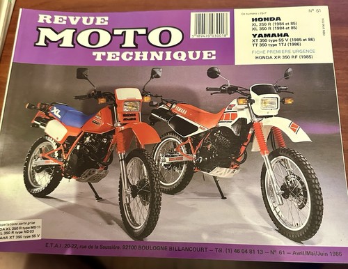 Revue technique moto 61 - technique,