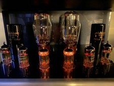  1955 GE / Ken Rad 12AU7 matched PAIR tubes Holy Grail for Prima Luna Preamp