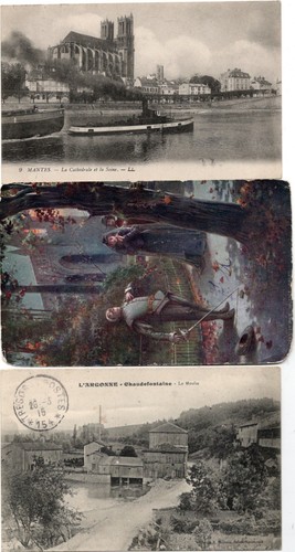 Carte postale obliteration - carte,