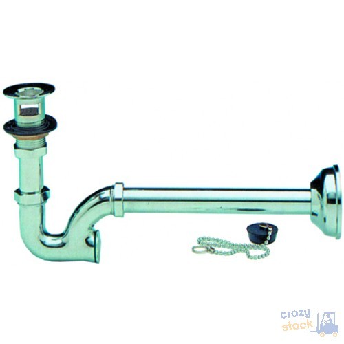 Siphon chromé pour lavabo - siphon, À