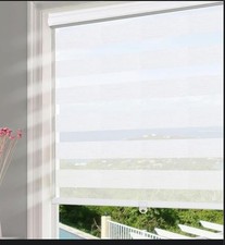 Homebox Zebra Blinds for Indoor Windows Faux Linen