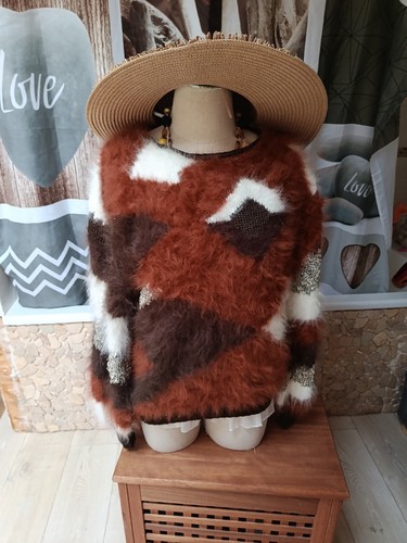 Pull angora très poilu - angora,