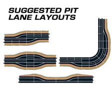 Scalextric Pit Lane Track (Left Hand) - Includes Sensor