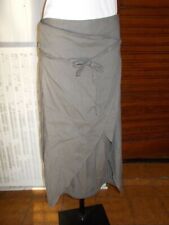 Jupe boule drapée nouée lin