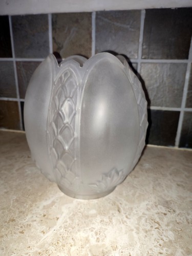 Globe tulipe verre lampe à - tulipe, en