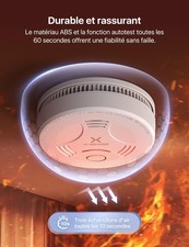 🚨 X-Sense Détecteur de Fumée SD11 EN 14604 Batterie 10 Ans Alarme Incendie 85db