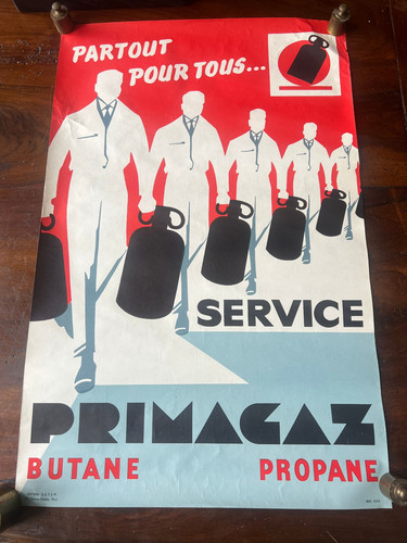 Affiche publicitaire primagaz - affiche,