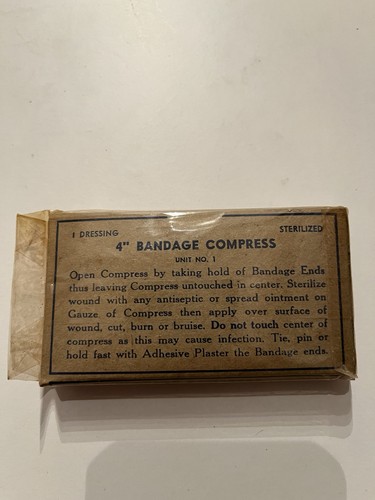 Rare ww2 compress bandage - rare,