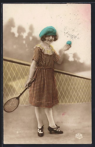 Carte postale fille robe au - fille,