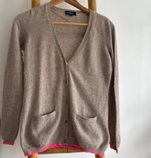 cardigan 100% cachemire épais beige Caroll Cachemire Luxe Taille 38/40