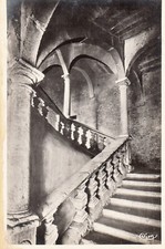 Antique postcard HERAULT AGDE staircase old reign Louis XIII