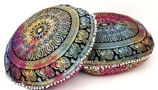 Coussins Ronds Tie Dye Indien