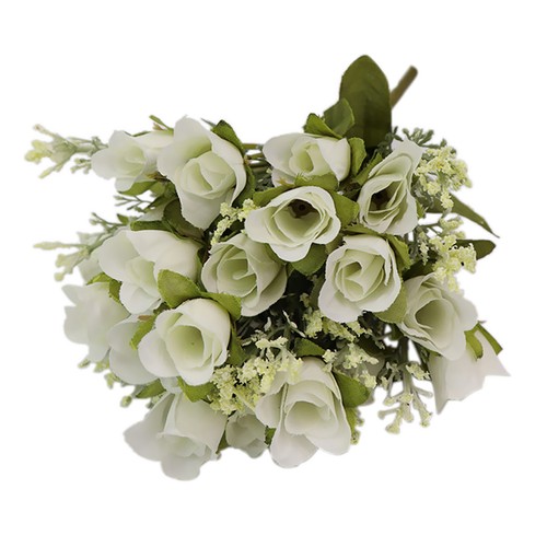 Roses artificielles têtes - 20,