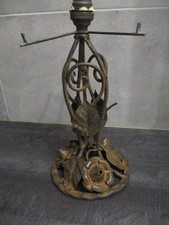 Pied de lampe art déco en fer