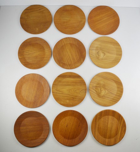 Assiettes teck bois - teck,