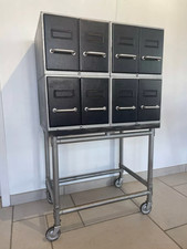 Meuble de métier industriel à tiroirs - range fiche - ameublement loft 