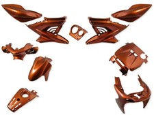 Kit 10 carénages orange MBK