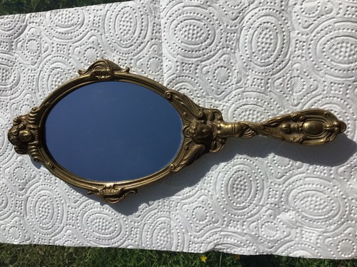 Ancien miroir glace face - face, a