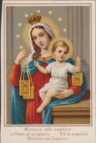 Image pieuse holy - card, santini