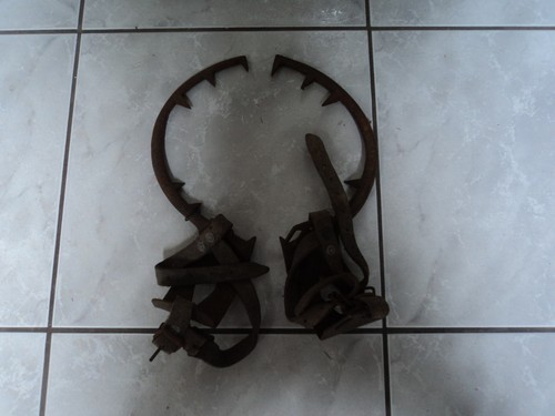 Ancienne paire grimpettes - ancienne,