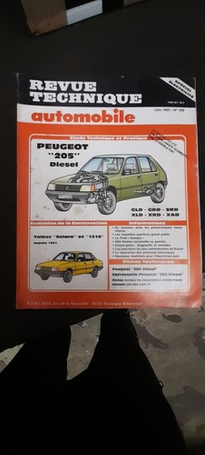 Revue technique peugeot 205 - revue,