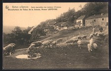Old postcard Bohan s. Semois, daily release of Ardennes hams 