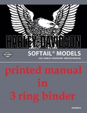 Printed Service Repair Shop Manual 2021 Harley Davidson FXLRS Low Rider S