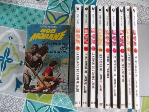 Lot bob morane type - -,