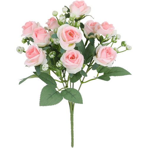 Rose soie réaliste - soie,