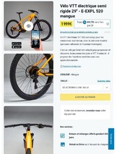 vtt électrique homme EXPL520