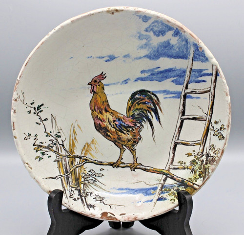 Ancienne assiette faience - ancienne,