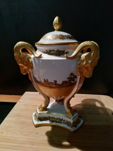 Cassolette louis xvi aux - xvi, boucs