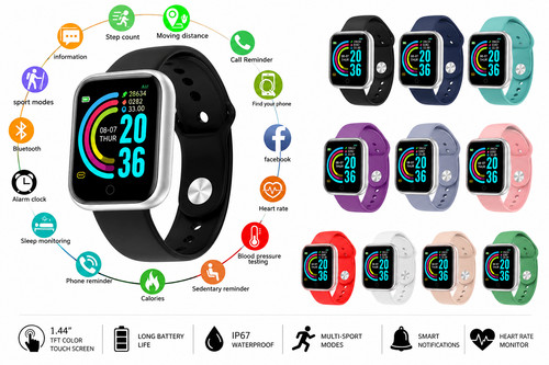 Montre connectée homme femme - connectée,