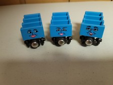 Thomas Wooden Railway Ada Jane & Mabel  Passenger Train Cars Very Good Condition