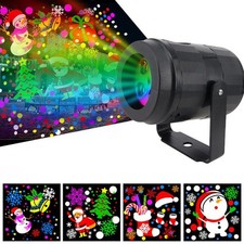 Projecteur LED de Noël Lampe de Projection 16 Motifs Extérieure