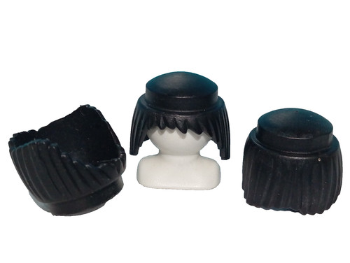 Playmobil perruques brunes - x3,