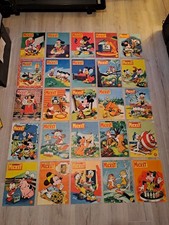 Lot de 49 hebdomadaire Le journal de Mickey N° 250 à 299 (Année 1957 et 1958)
