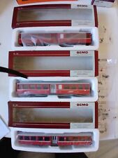 Collection Bemo hom / 3 superbes  voitures RHB B 2301 / B 2304 /B 2305  / B 2304
