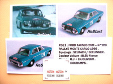 RS081 DECAL ReStart 1/43 FORD