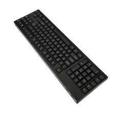 Left Handed Keyboard 109 Keys Micro USB Ergonomic Layout Plug And Play Offic NEW