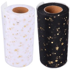  2pcs tulle rouleaux star