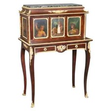 Exceptional Louis XV 19th Century Ormolu Mounted Secretaire By Befort Jeune