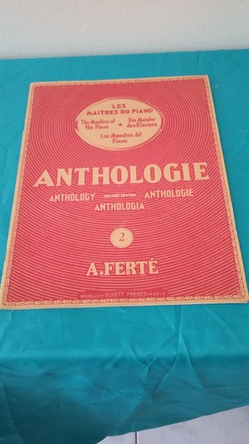 Anthologie armand ferte - anthologie,