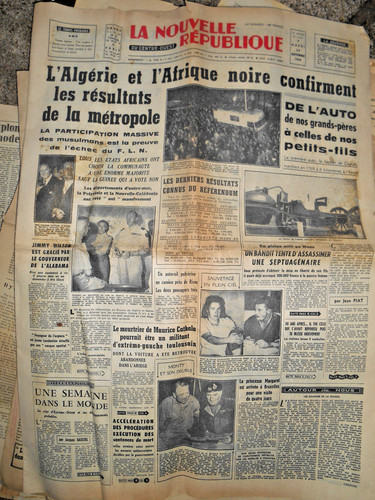 Journal ancien nouvelle - la,