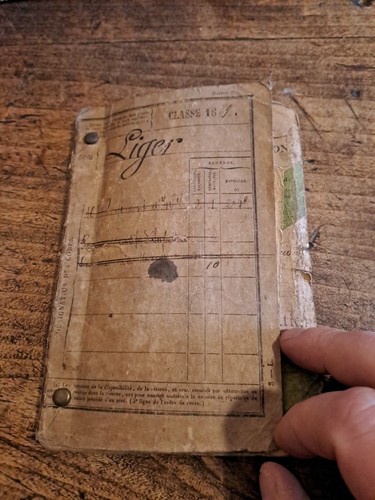 Rare livret militaire 1914 - livret,