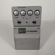 Ibanez SH7 7TH HEAVEN Distortion Pedal Tone Lock MIT Guitar Effect Pedal Tested