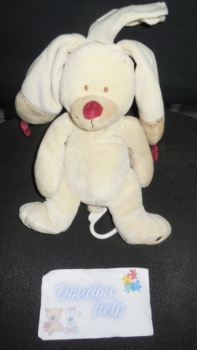 Doudou peluche musical - doudou, lapin
