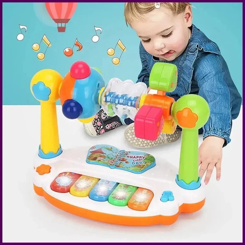 Baby piano toys kids - kids, rotating