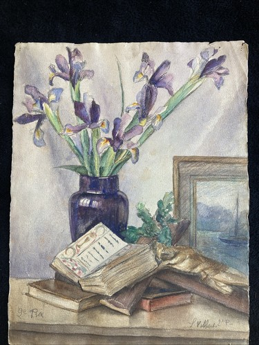 Aquarelle originale 1925 - aquarelle,